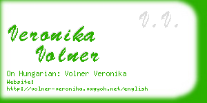 veronika volner business card